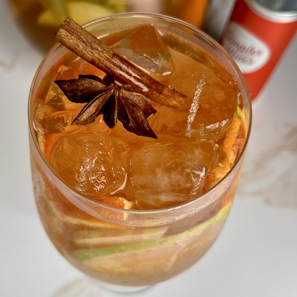 Easy Caramel Apple Pie Sangria (Red or White) LizeeAngel